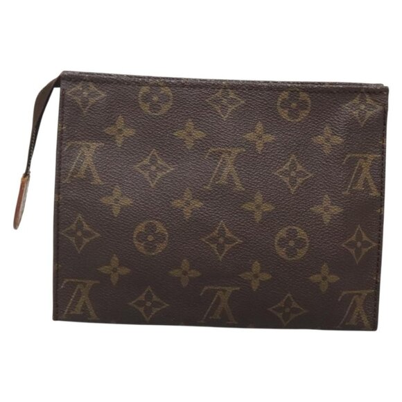 LOUIS VUITTON Monogram Poche Toilette 19 Pouch M47544 LV Auth 139379 - Picture 3 of 16